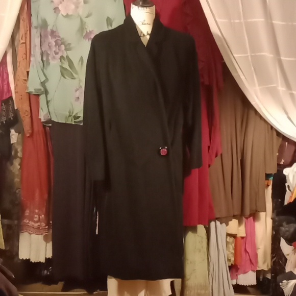 Vintage Cashmere Wool Coat - Picture 1 of 3